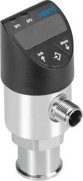 Датчик тиску SPAW-P10R-G14F-2PA-M12, 0&hellip;10 бар, G1/4, M12 8022780 фото