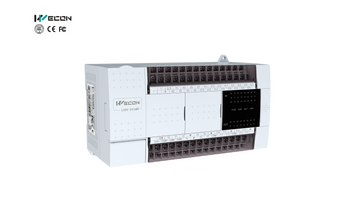 Програмований логічний контролер WECON LX5V-2416MT-DN серії LX5V з конфігурацією 24 входів / 16 виходів. LX5V-2416MT-DN фото