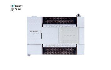 Програмований логічний контролер WECON LX5S-1412MR2H-D серії LX5S з конфігурацією 14 входів / 12 виходів. LX5S-1412MR2H-D фото