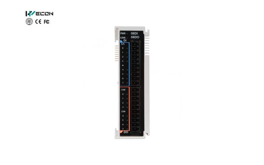 WECON LX6V-0808EXYT для расширения систем ПЛК серии LX6V: 8-каналов switch входы, поддерживает NPN and PNP 8-каналов транзисторные выходы, поддерживает NPN. LX6V-0808EXYT фото