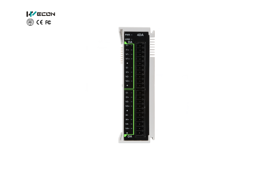 WECON LX6V-4DA для расширения систем ПЛК серии LX6V: 4-канальный модуль аналогового выхода. LX6V-4DA фото