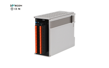 WECON LX6V-1616EXYP для розширення систем ПЛК серії LX6V: 16-каналів switch входи, підтримує NPN and PNP 16-каналів транзисторні виходи, підтримує PNP. LX6V-1616EXYP фото