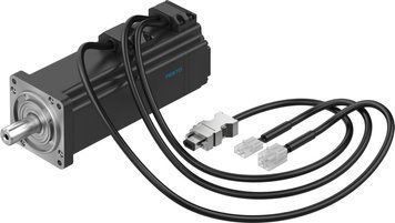 Серводвигатель EMMB-AS-60-04-S30MB, фланец 60, многооборотный энкодер, с тормозом 8097184 фото