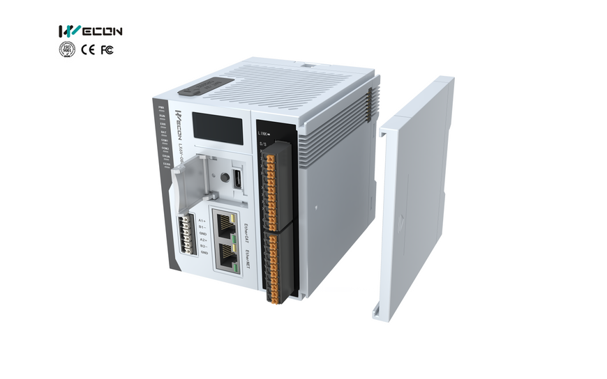 Программируемый логический контроллер WECON LX6V-0808MT-DD серии LX6V с конфигурацией 8 входов / 8 выходов. LX6V-0808MT-DD фото