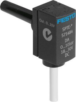 Трансмітер тиску SPTE-P10R-S6-V-2.5K, 0&hellip;10 бар, QS-6 571485 фото