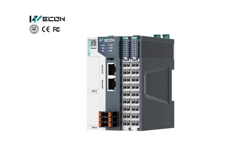 Программируемый логический контроллер WECON A520-0808N-D серии A500 с конфигурацией 8 входов / 8 выходов. A520-0808N-D фото