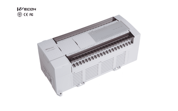 Програмований логічний контролер WECON LX5S-3624MT4H-DN серії LX5S з конфігурацією 36 входів / 24 виходів. LX5S-3624MT4H-DN фото