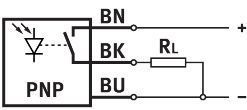 Photoelectric sensor with background suppression SOEG-RTH-M18-PS-K-2L