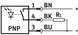 Photoelectric sensor with background suppression SOEG-RTH-M18-PS-S-2L